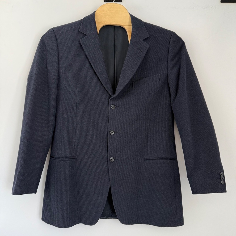 Ermenegildo Zegna Soft Cotton/Wool Blend Sport's Coat Blazer Jacket Size 58L/48L